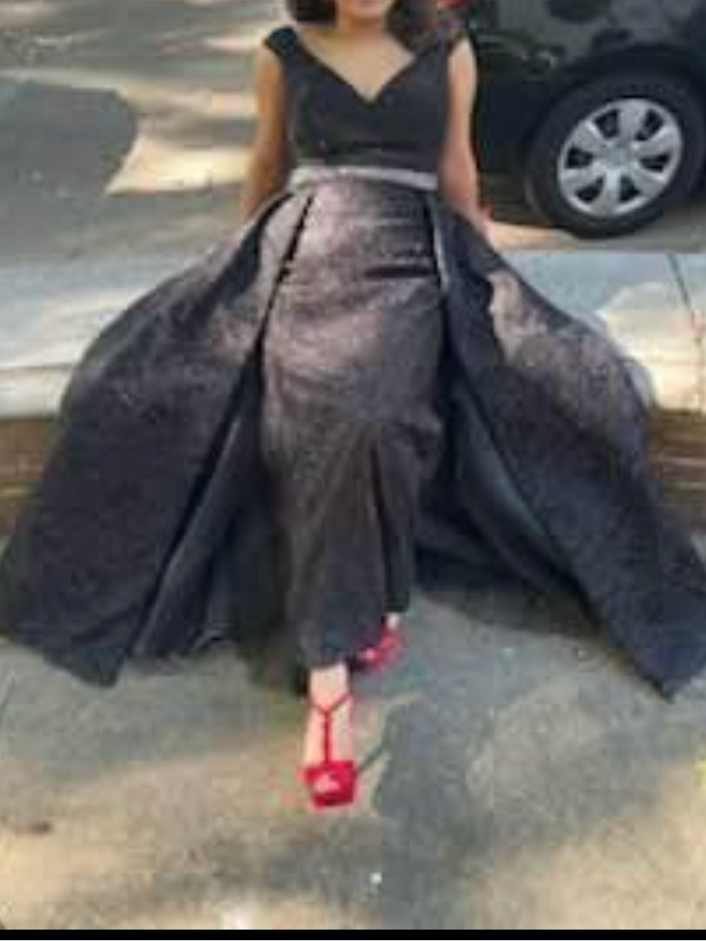 Elegant Black Ball Skirt - Full Pleated Women's Skirt